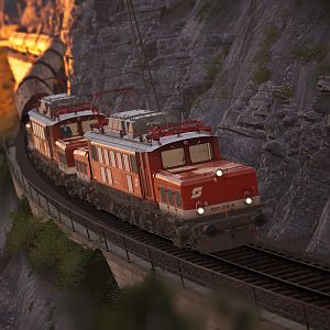 1020 Dual traction freight run