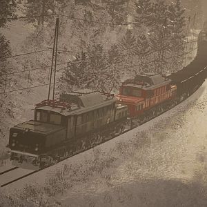 1020 Dual traction freight run