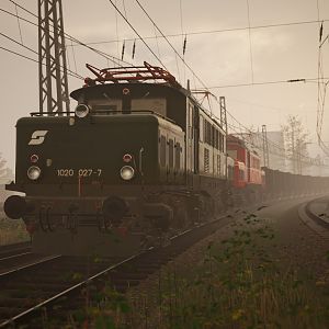 1020 Dual traction freight run