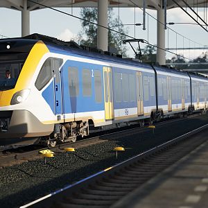 NS SNG Sprinter Spoorlijn Zwolle - Groningen TSW 5