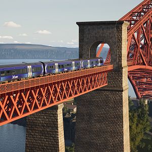 Class 170 DMU Forth Bridge Fife Circle Line