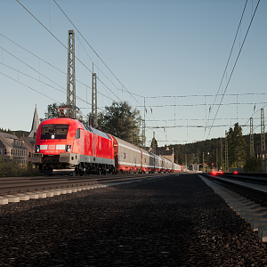 DB BR 182 on Ruhr—Sigen Bahn