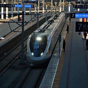 CR400BF-C on Beijing-Zhangjiakou-Chongli highspeed railway