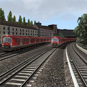 S1 and S3 drive towards Berliner Tor