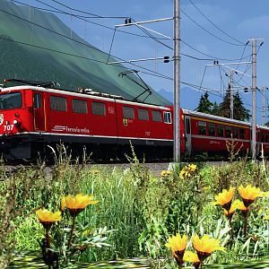 GE 6/6 II in the mountains #2