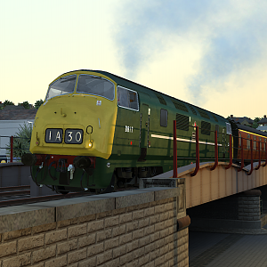 Class 42 Warship At Dawlish