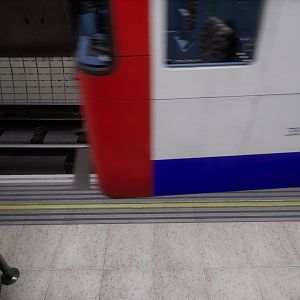 oops, baker st NB platform at tunnel entrence