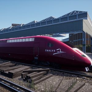 New version Thalys TGV Power Car