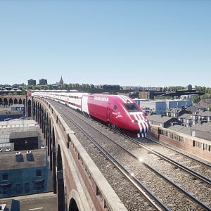 New version Thalys TGV Long view