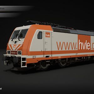 BR185 / 185 003-4 in HVLE livery