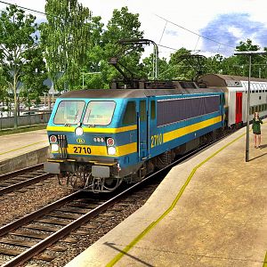 Train Simulator classic HLE 27 + M6 carriages SNCB NMBS Belgium
