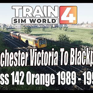2P54 Manchester Victoria to Blackpool North / Class 142 Orange 1989 - 1996