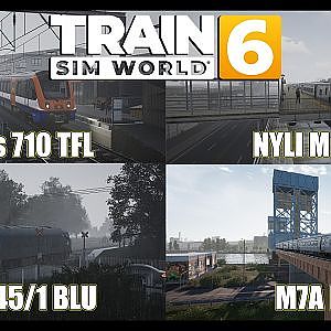 Train Sim World 6 / Class 710 TFL, NYLI M7 LIRR, Class 45/1 BLU & M7A MTA - YouTube