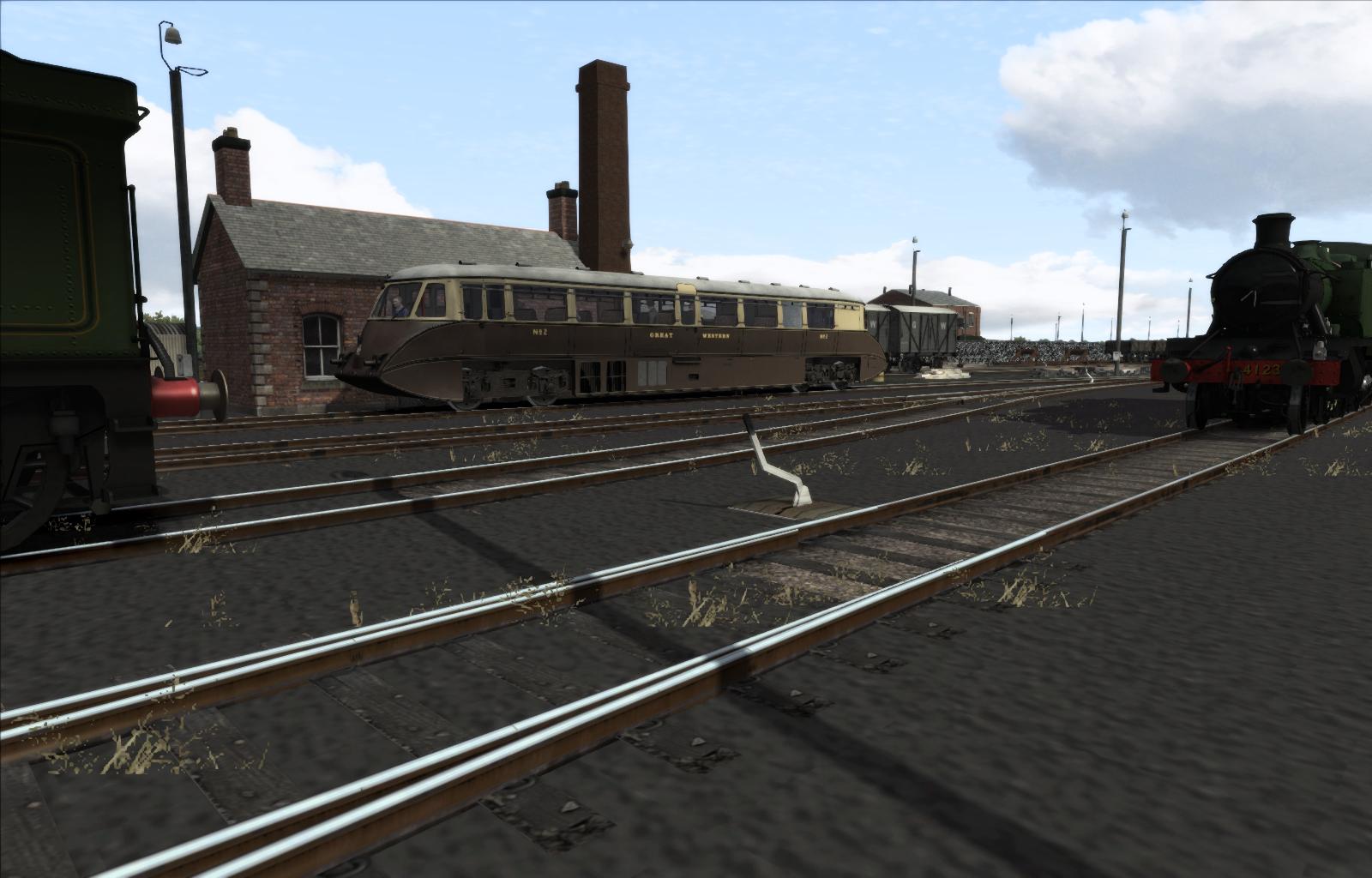 Railcar At Oxford Shed