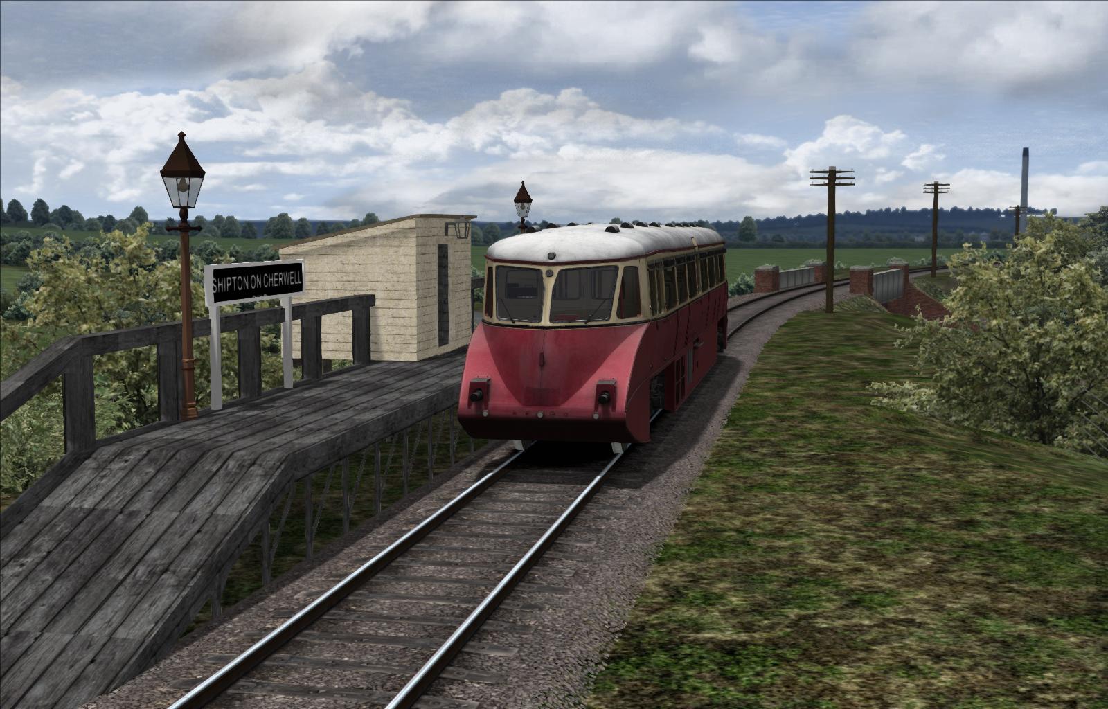 Railcar At Shipton On Cherwell