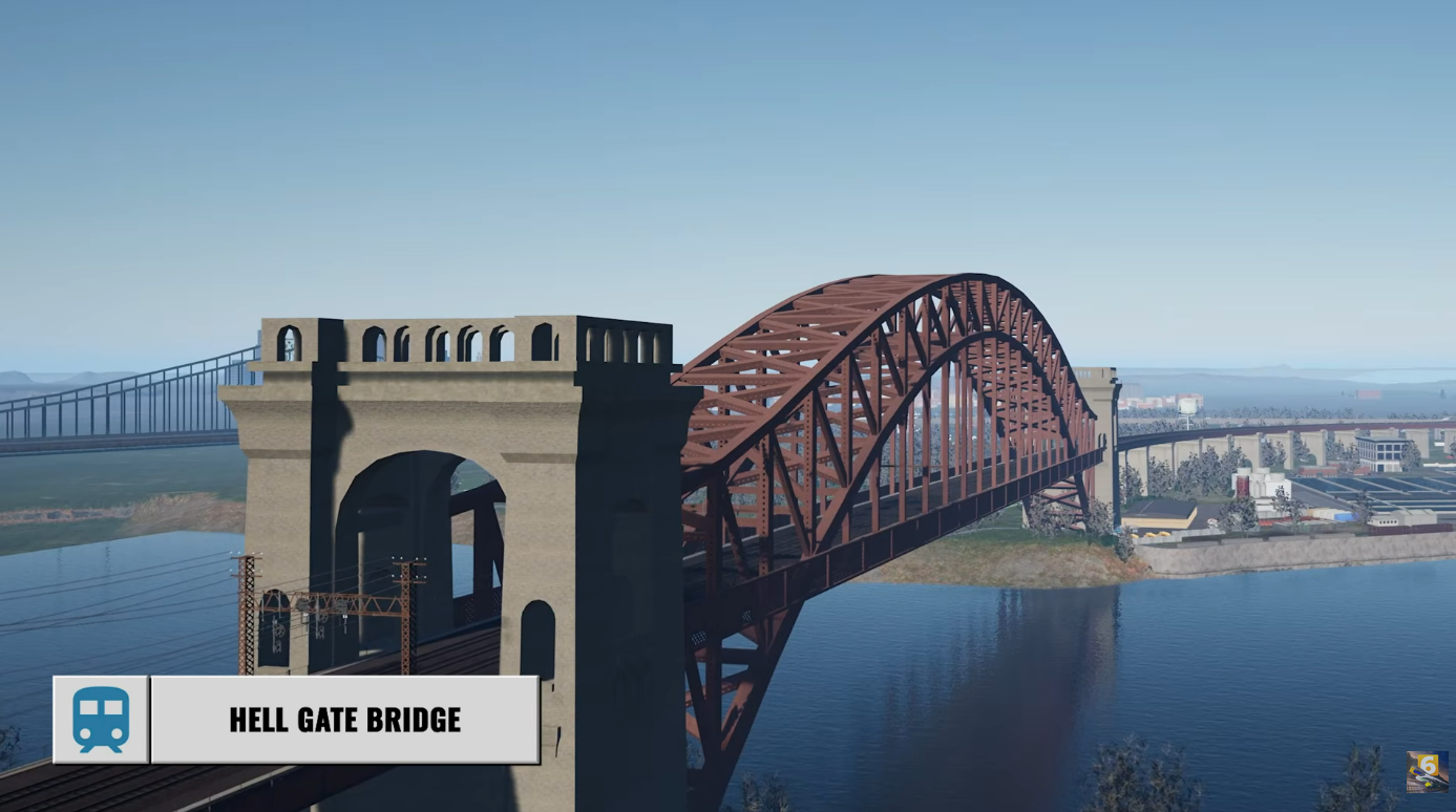 Screenshot from the Official Route Showcase Video about the "Northeast Corridor Metro-North: New York - Stamford" route.