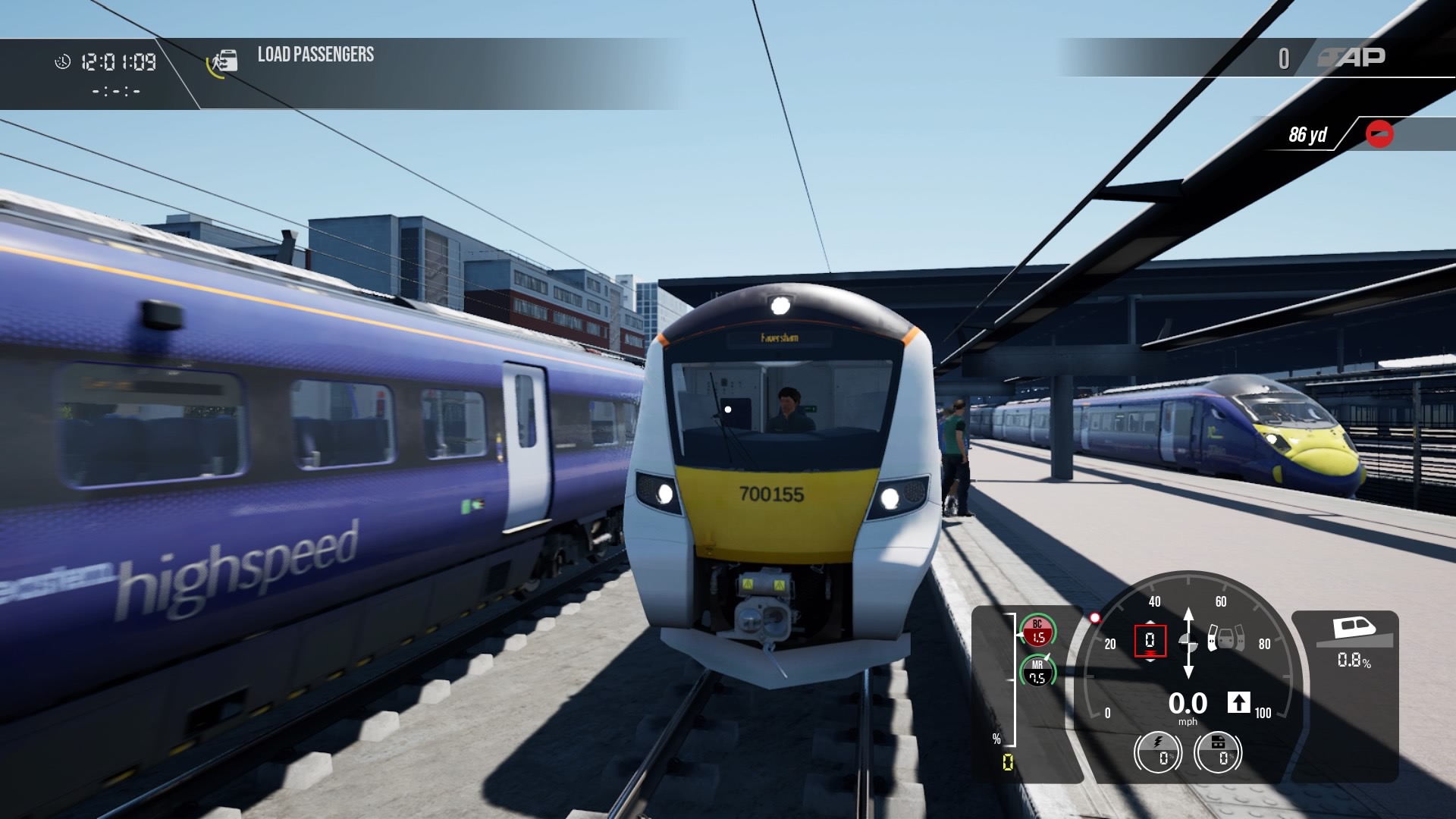 Thameslink Class 700 At St Pancras Intl